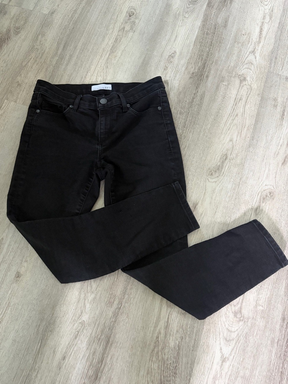 LOFT Black Skinny Jeans ankle length 4p / 27p